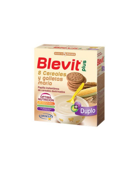 BLEVIT PLUS 8 CEREALES Y GALLETAS DUPLO 600 G