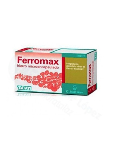 FERROMAX 30 CAPSULAS BLANDAS