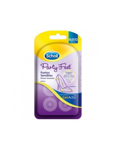SCHOLL PARTY FEET PUNTOS SENSIBLES CON TECNOLOGI 6 U