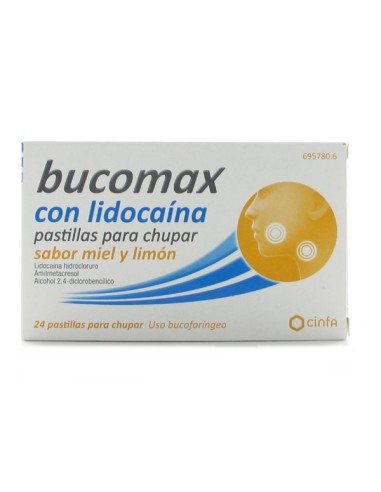 BUCOMAX LIDOCAINA 24 PASTILLAS PARA...