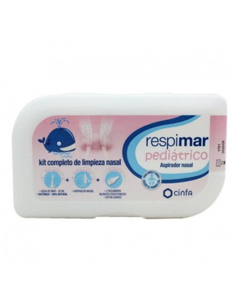 RESPIMAR PEDIATRICO KIT ASPIRADOR NASAL LIMPIEZA KIT COMPLETO
