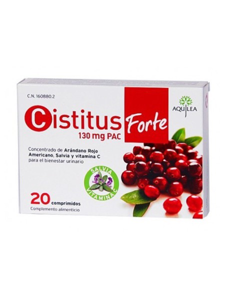 CISTITUS FORTE COMPRIMIDOS 130 MG PACS 20 COMPRIMIDOS