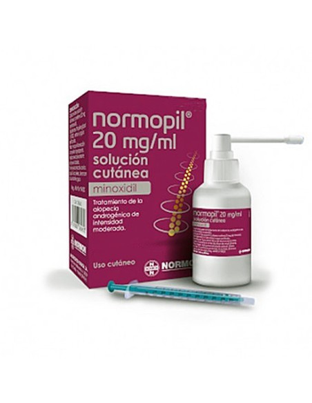 NORMOPIL 20 MG/ML 3 FRASCOS SOLUCION CUTANEA 90 ML