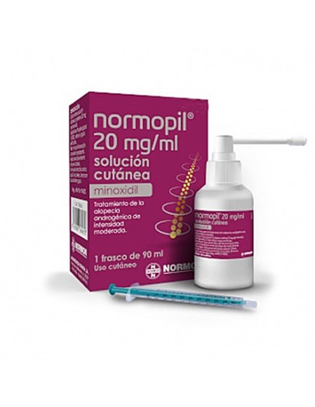 NORMOPIL 20 MG/ML 1 FRASCO SOLUCION CUTANEA 90 ML