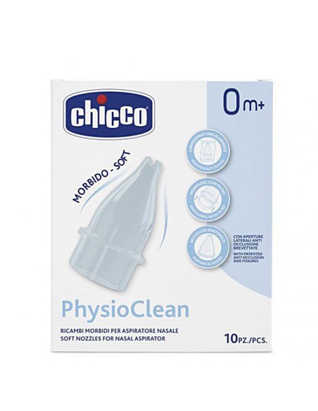 CHICCO PHYSIO CLEAN ASPIRADOR NASAL RECAMBIOS 10 U