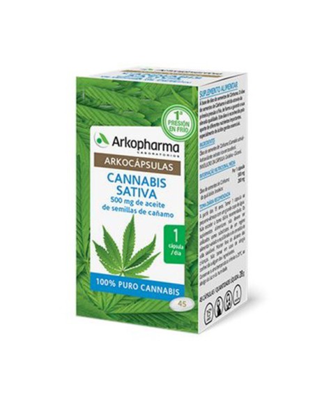 ARKOCAPSULAS CANNABIS SATIVA 45 CAPSULAS