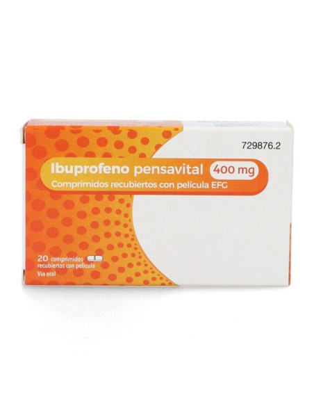 IBUPROFENO PENSAVITAL EFG 400 mg 20 COMPRIMIDOS RECUBIERTOS