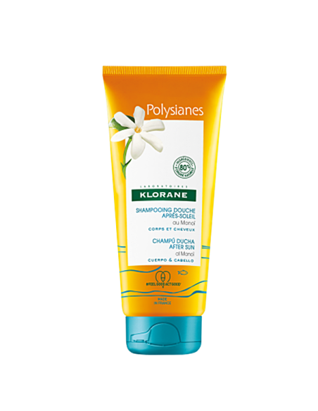 KLORANE POLYSIANES CHAMPU DUCHA AFTER SUN AL MONOI CUERPO Y CABELLO 1
