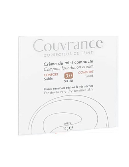 CREMA DE ROSTRO COMPACTA SPF 30 CONFORT AVENE COUVRANCE 1 ENVASE 10 g