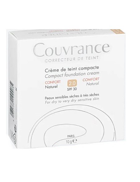 CREMA DE ROSTRO COMPACTA SPF 30 CONFORT AVENE COUVRANCE 1 ENVASE 10 g