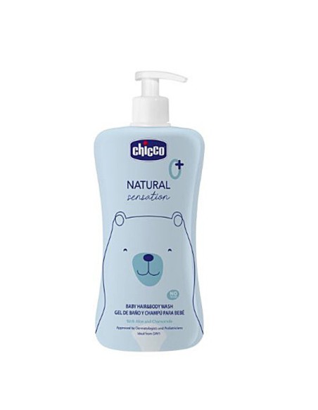 NATURAL SENSATION GEL DE BAÑO Y CHAMPU CHICCO 1 ENVASE 500 ML