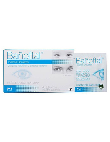 BAÑOFTAL TOALLITA OCULAR ESTERIL 20...