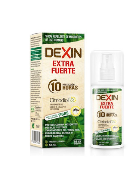 DEXIN EXTRA FUERTE SPRAY REPELENTE DE INSECTOS DE USO HUMANO 1 ENVASE
