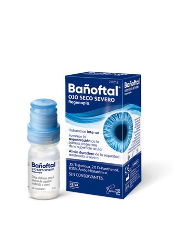 BAÑOFTAL OJO SECO SEVERO 1 FRASCO 10...