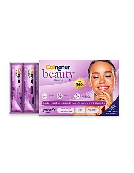 COLNATUR BEAUTY 30 SOBRES 3,7 G SABOR FRUTOS DEL BOSQUE + BEAUTY BAR R