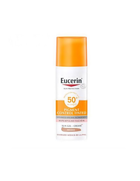 EUCERIN PIGMENT CONTROL 50+ FPS 1 ENVASE 50 ML TONO MEDIO