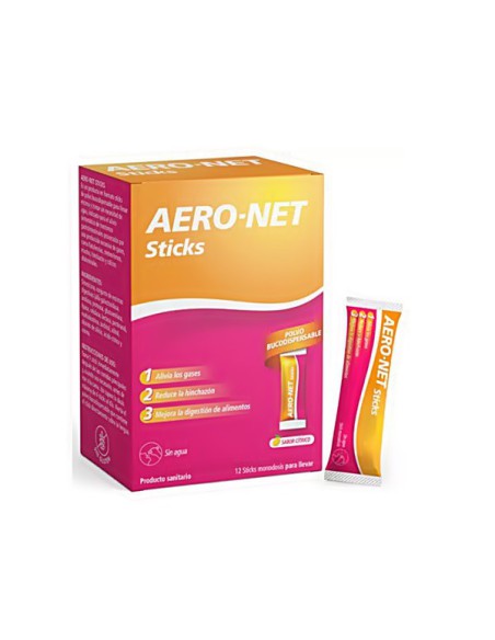 AERO-NET 12 STICKS 2 G SABOR CITRICO