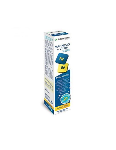 ARKOPHARMA MAGNESIO + VIT B6 21 COMPRIMIDOS EFERVESCENTES