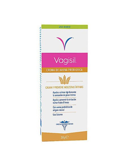 VAGISIL CREMA DE AVENA PREBIOTICA 1 TUBO 30 G