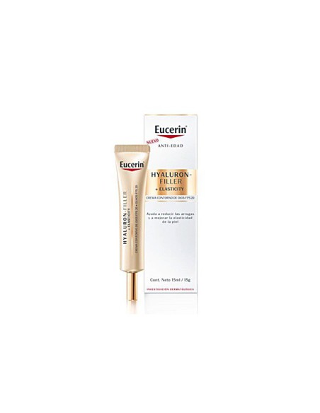 EUCERIN HYALURON FILLER+ELASTICITY FPS 20 CONTORNO DE OJOS 1 ENVASE 15