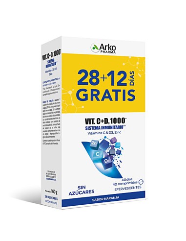 ARKOPHARMA VITAMINA C + D3 1000 40...
