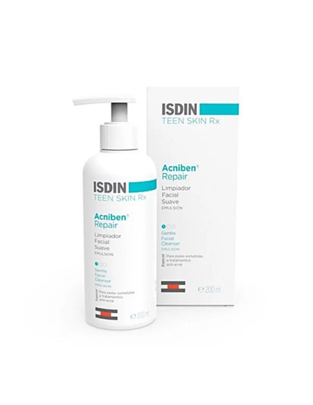 ISDIN ACNIBEN REPAIR EMULSION LIMPIADORA SUAVE 1 FRASCO 180 ml