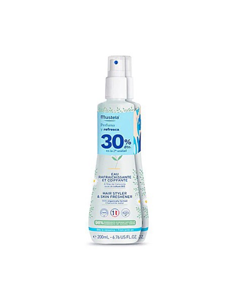 DUPLO MUSTELA AGUA DE PEINAR REFRESCANTE 200ML*2