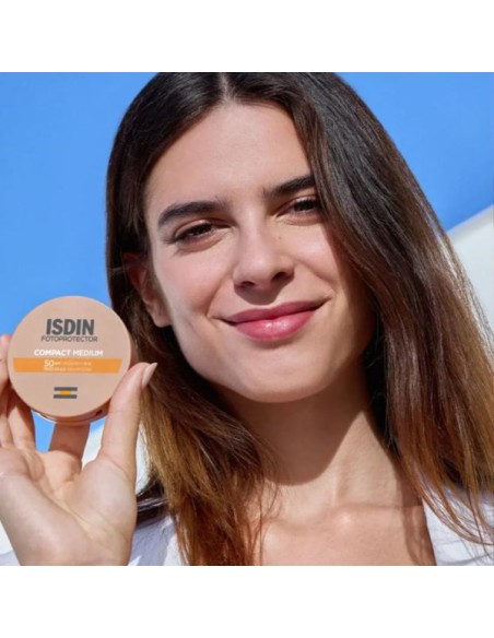 ISDIN FOTOPROTECTOR COMPACT SPF 50 MEDIUM 1 ENVASE 10 g