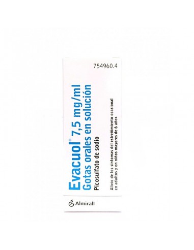 EVACUOL 7,5 mg/ml GOTAS ORALES EN SOLUCION 1 FRASCO 30 ml